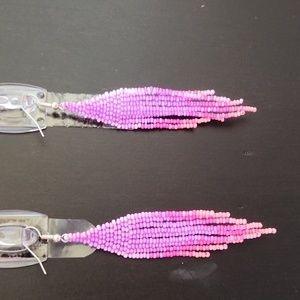 Beaded Fringe Earrings